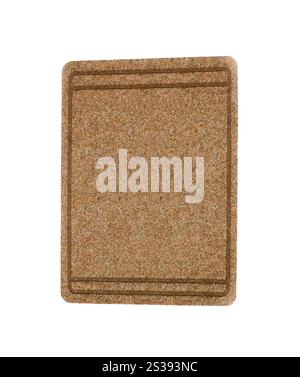 Die Fußmatte isoliert auf weißem Hintergrund Stockfoto