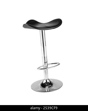 Barhocker isoliert auf weißem Hintergrund. Barhocker Stockfoto