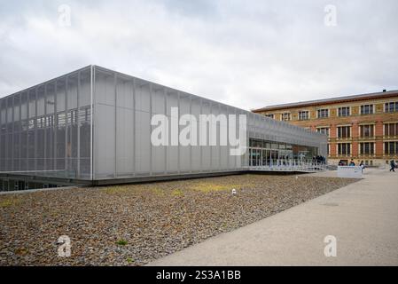 Topographie des Museums für Terrorgeschichte, während des NS-Regimes Sitz der SS und Gestapo in Berlin am 3. Januar 2025 Stockfoto