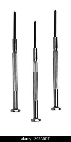 Schraubendreher isoliert auf weißem Hintergrund. Schraubendreher isoliert Stockfoto