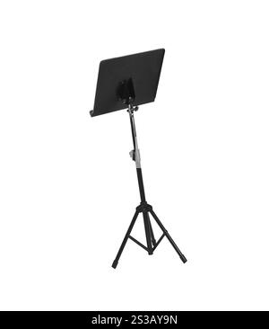 Notenständer isoliert auf weiß. Notenständer Stockfoto