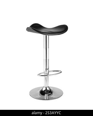 Barhocker isoliert auf weißem Hintergrund. Barhocker Stockfoto