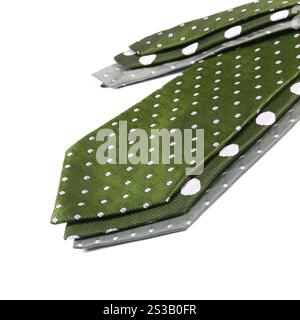 Kabelbinder isoliert auf weißem Hintergrund. Kabelbinder Stockfoto