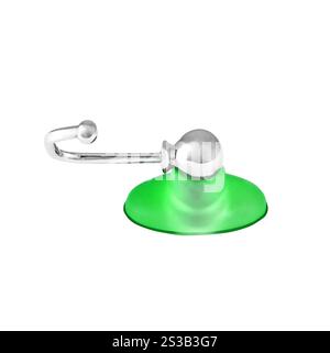 Wandhakenbügel isoliert auf weißem Hintergrund. Wandhaken Stockfoto