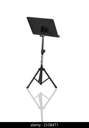 Notenständer isoliert auf weiß. Notenständer Stockfoto