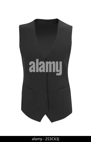 Weste isoliert auf weißem Hintergrund Stockfoto