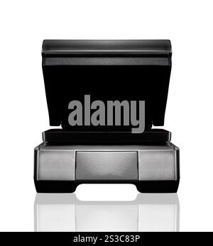 Elektrischer Grill oder Toaster isoliert auf weiß Stockfoto