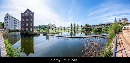 Altstadt von Rochlitz, Deutschland Stockfoto
