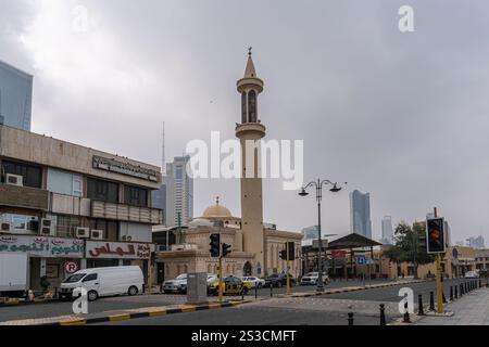 Tagsüber Skyline von Downtown Kuwait City, Kuwait, Naher Osten Stockfoto
