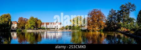Altstadt von Bad Schmiedeberg, Deutschland Stockfoto