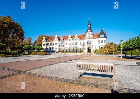 Altstadt von Bad Schmiedeberg, Deutschland Stockfoto