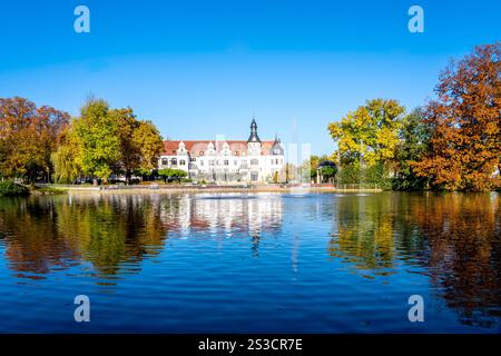 Altstadt von Bad Schmiedeberg, Deutschland Stockfoto