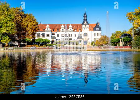 Altstadt von Bad Schmiedeberg, Deutschland Stockfoto