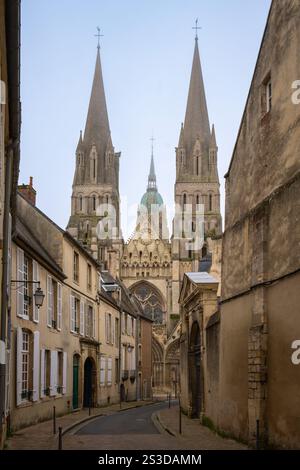 Bayeux Kathedrale, Normandie, Frankreich Stockfoto