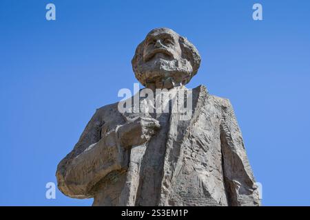 Denkmal Karl Marx, Simeonstiftplatz, Trier, Rheinland-Pfalz, Deutschland Stockfoto