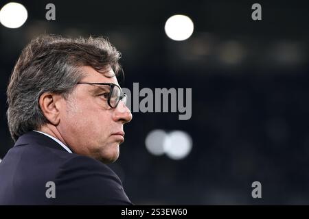 Torino, Italien. September 2023. Foto Fabio Ferrari/LaPresse - 26 Settembre 2023 - Turin, Italia - Sport, calcio - Juventus vs Lecce - Campionato italiano di calcio Serie A TIM 2023/2024 - Juventus Stadium. Nella Foto: Cristiano Giuntoli (direttore tecnico Juventus FC) 26. September 2023 Turin, Italien - Sport, calcio -Juventus vs Lecce - italienische Fußballmeisterschaft der Serie A 2023/2024 - Juventus-Stadion. Im Bild: Cristiano Giuntoli (direttore tecnico Juventus FC) Credit: LaPresse/Alamy Live News Stockfoto