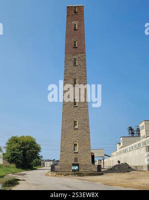 Shoot Tower, Dubuque, Iowa Stockfoto