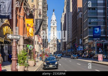 Philadelphia City Hall in Downtown Philly. Stockfoto