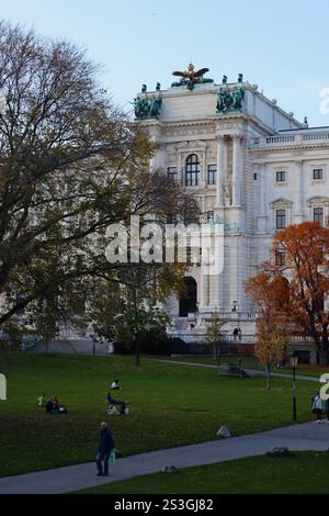 Blick auf Albertina in Wien, Österreich Stockfoto