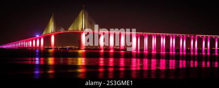 Sunshine Skyway Bridge in St. Petersburg, FL Stockfoto