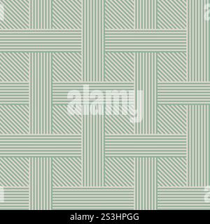 Geometrisches nahtloses Muster mit schrägen, vertikalen und horizontalen Linien Stock Vektor
