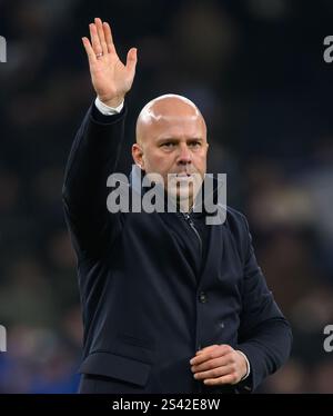 London, Großbritannien. Januar 2025. Tottenham Hotspur / Liverpool - Carabao Cup - Tottenham Stadium. Liverpool Manager Arne Slot. Bildnachweis: Mark Pain / Alamy Live News Stockfoto