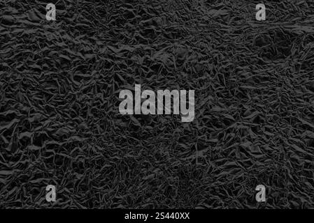 Hintergrund oder Überzug aus zerknitterter Aluminiumfolie Stockfoto