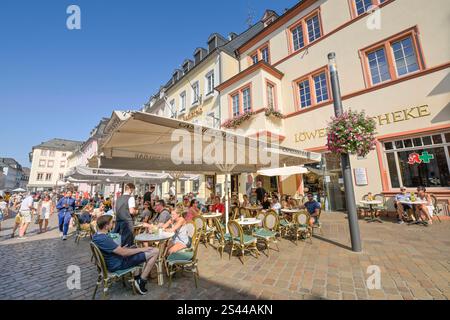 Casa del Caffe, Hauptmarkt, Altstadt, Trier, Rheinland-Pfalz, Deutschland *** Casa del Caffe, Hauptmarkt, Altstadt, Trier, Rheinland-Pfalz, Deutschland Stockfoto