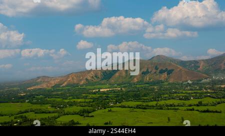 Wunderschöne Landschaft in der ländlichen Gegend von Munnar, Kerala, Indien. Stockfoto