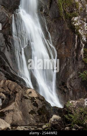 Aber Falls im Snowdonia National Park, Nordwales Stockfoto