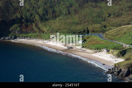 Keem Beach, Wild Atlantic Way in Co, Mayo, Irland Stockfoto