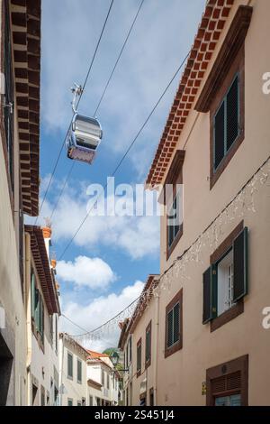 Seilbahn in Funchal, Madeira, Portugal. Stockfoto