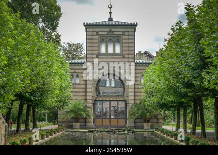 Damaszenerhalle, Wilhelma, Zoologisch-Botanischer Garten, Stuttgart, Baden-Württemberg, Deutschland *** Damaszener Saal, Wilhelma, Zoologischer Botanischer Garten, Stuttgart, Baden Württemberg, Deutschland Stockfoto