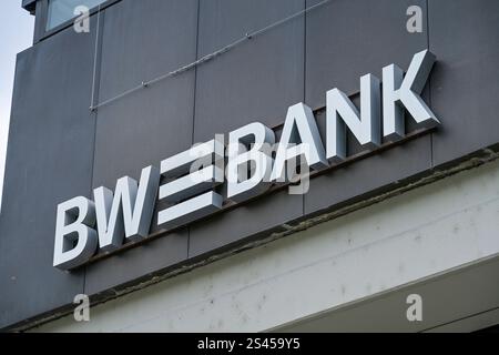 Filiale Baden-Württembergische Bank BW, kleiner Schloßplatz, Stuttgart, Baden-Württemberg, Deutschland *** Niederlassung Baden Württembergische Bank BW, kleiner Schloßplatz, Stuttgart, Baden Württemberg, Deutschland Stockfoto