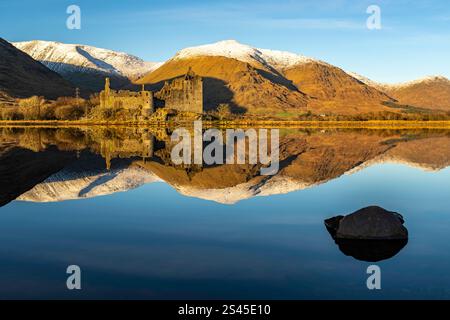 Kilchurn Castle Ruinen, Loch Awe, Dalmally, Schottland, Großbritannien Stockfoto