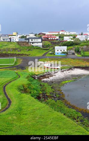 Stykkisholmur oder Stykkiholmsbaer. Region Vesturland, Halbinsel Snaefellsnes, Island. Stockfoto