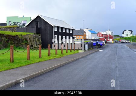 Stykkisholmur oder Stykkiholmsbaer. Region Vesturland, Halbinsel Snaefellsnes, Island. Stockfoto