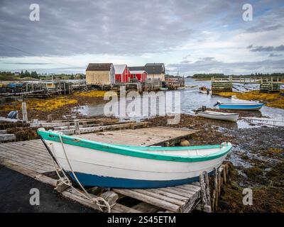 Marina am Point on the Atlantic Ocean in Blue Rocks an der Südküste von Nova Scotia Kanada Stockfoto