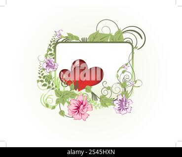 Abstrakte florale Vektor Hintergrund Design einsetzbar Stock Vektor