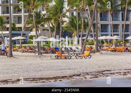 Juanillo Beach - Punta Cana, Dominikanische Republik Stockfoto