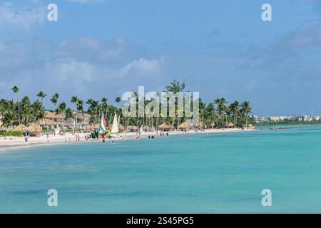 Juanillo Beach - Punta Cana, Dominikanische Republik Stockfoto