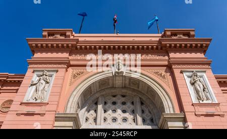 Museum für ägyptische Antiken, allgemein bekannt als ägyptisches Museum in Kairo, Ägypten Stockfoto