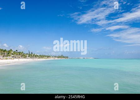 Juanillo Beach - Punta Cana, Dominikanische Republik Stockfoto