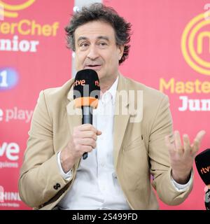 'Masterchef Junior' 11. Ausgabe TV Show Präsentation in Madrid mit: Pepe Rodríguez Wo: Madrid, Spanien Wann: 10 Dez 2024 Credit: Oscar Gonzalez/WENN Stockfoto