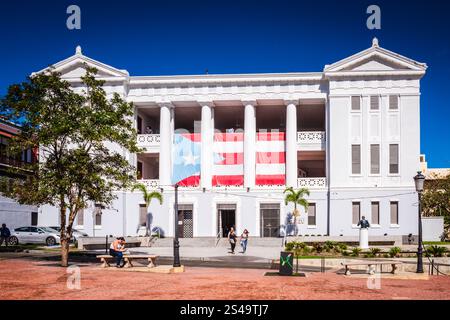 San Juan, Puerto Rico - 27. Februar 2018: Albizu University bietet Abschlüsse Inpsychologie, Gesundheit, Bildung und menschliche Dienstleistungen. Stockfoto