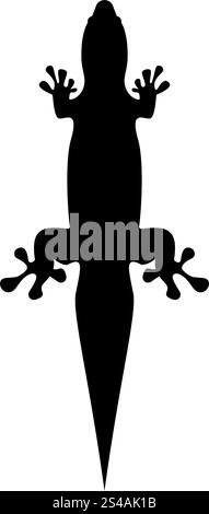 Eidechsensymbol. Stock Vektor