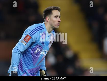 London, Großbritannien. Januar 2025. Steven Benda aus Fulham während des FA Cup Spiels im Craven Cottage, London. Der Bildnachweis sollte lauten: Paul Terry/Sportimage Credit: Sportimage Ltd/Alamy Live News Stockfoto