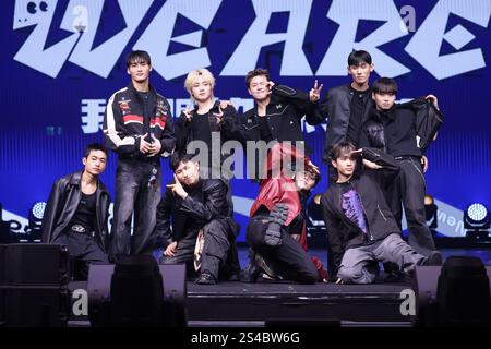 Taipeh. Januar 2025. TEAM SAME nimmt am 11. Januar 2025 am Frühjahrsfest in Taipeh Teil. (Foto: Costfoto/NurPhoto) Credit: NurPhoto SRL/Alamy Live News Stockfoto