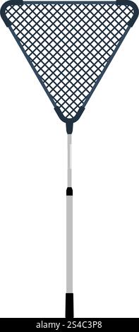 Symbol der Fischerei net. Flache Farbgestaltung. Vector Illustration. Stock Vektor