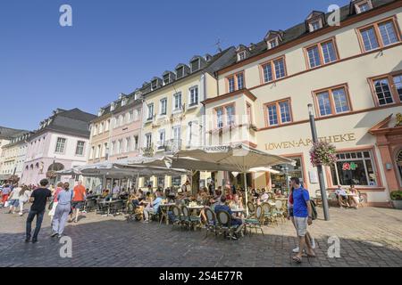 Casa del Caffe, Hauptmarkt, Altstadt, Trier, Rheinland-Pfalz, Deutschland, Europa Stockfoto